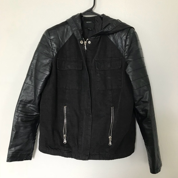 Forever 21 leather jacket size S - Picture 1 of 2